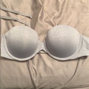 Gray Multi Way / Strapless Bra